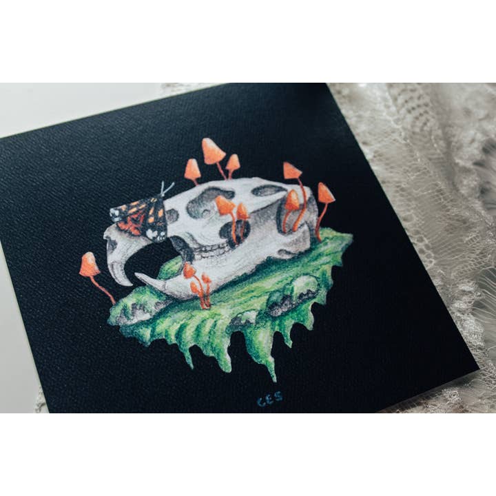 Pixie kepsar och pika skalle tryck för wholesale av Brevity Art