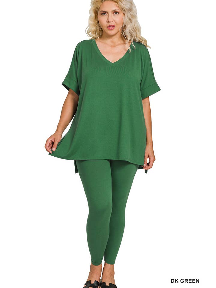 Vanilla Monkey - Wholesale Lounge Set - Women's - Plus Brushed Dty Microfiber Loungewear Set19