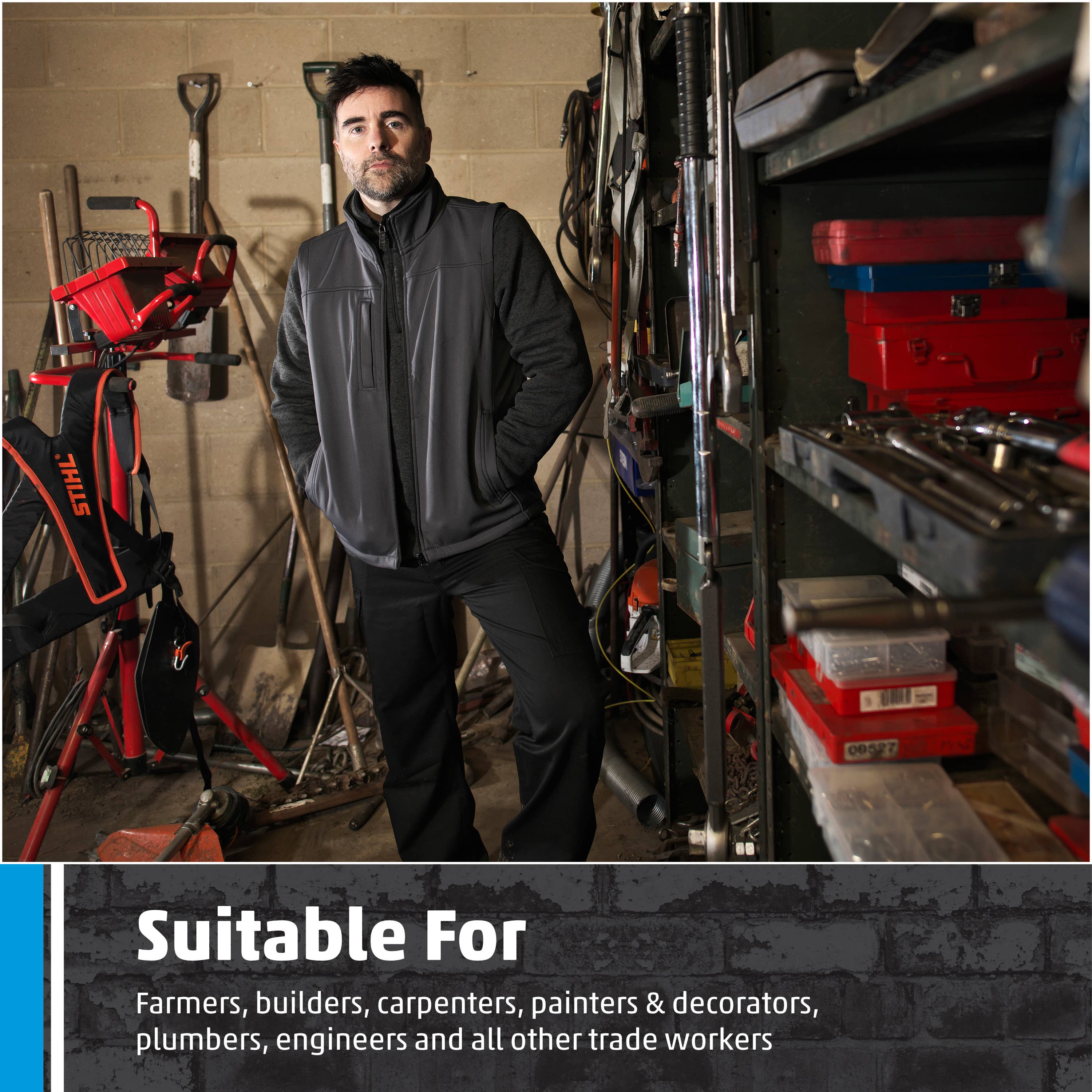 TuffStuff Workwear – wholesale Outerwear Vest - Men’s – Fort Breckland Bodywarmer, Windproof, Breathable, Stylish8