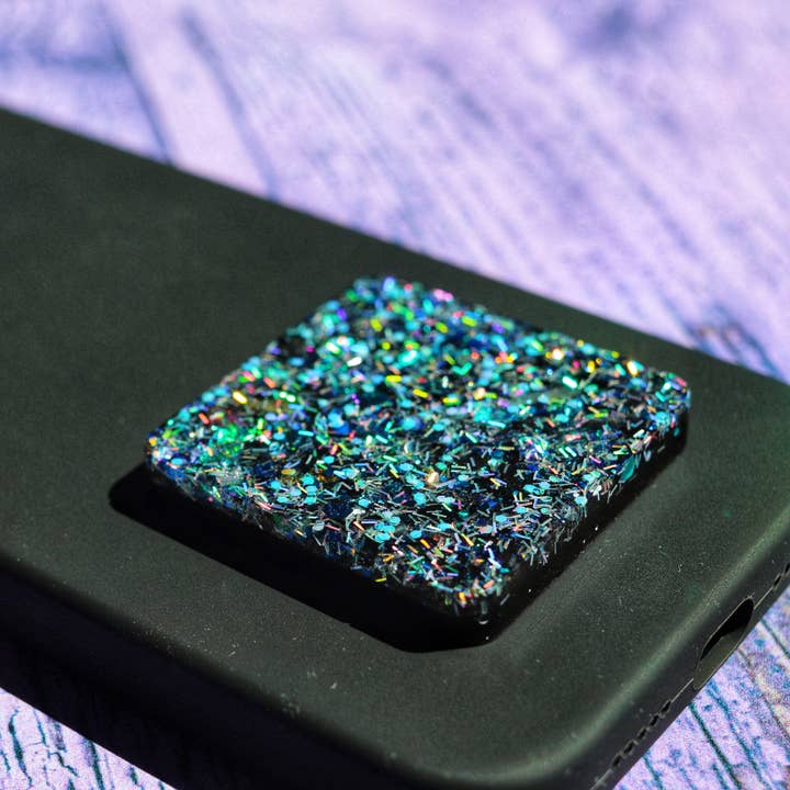 Lucky Luna – wholesale Spiritual stone/crystal – Handmade Orgonite EMF Protection Cell Phone Sticker