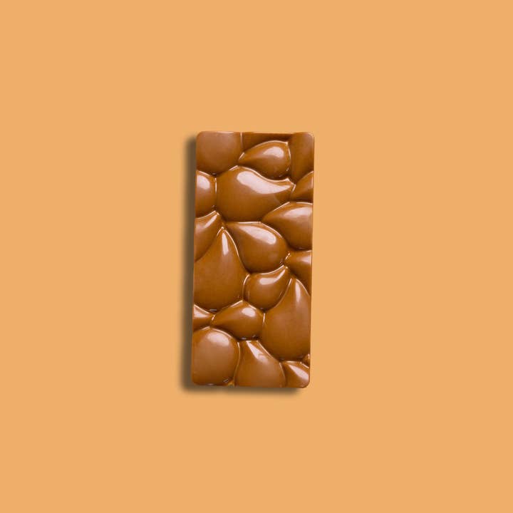 Crow & Moss Chocolate – Barra de chocolate por atacado – Cheesecake de Abóbora Aveia Mylk Chocolate Branco 42% - Caixa de 12