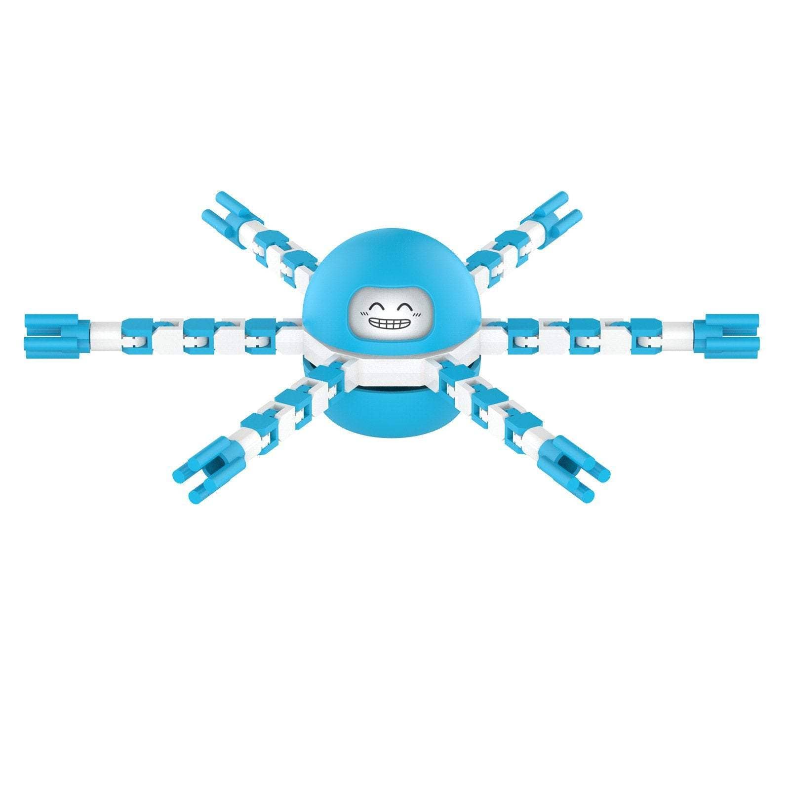 KiddieKickz - Wholesale Classic toy – Kids - Fingertip Mechanical Gyro Decompression Deformation Mecha Octopus3