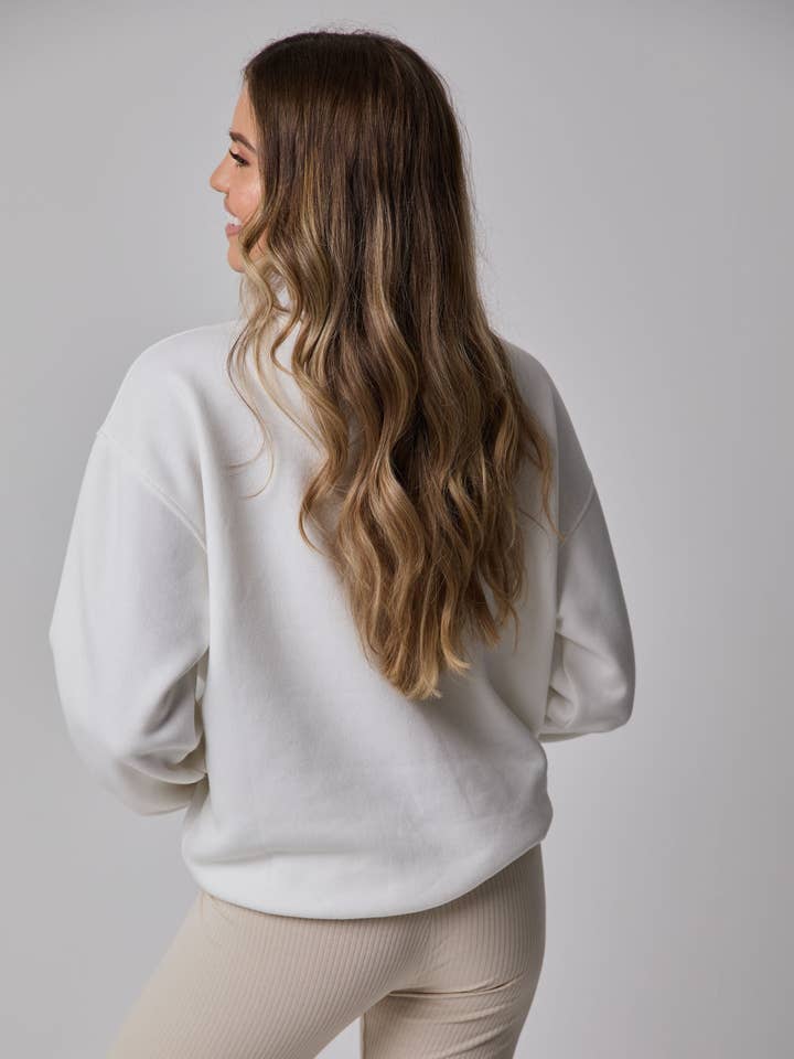 Six Stories - Wholesale Sweatshirt - Women's - Bride Statement Sweatshirt - White2