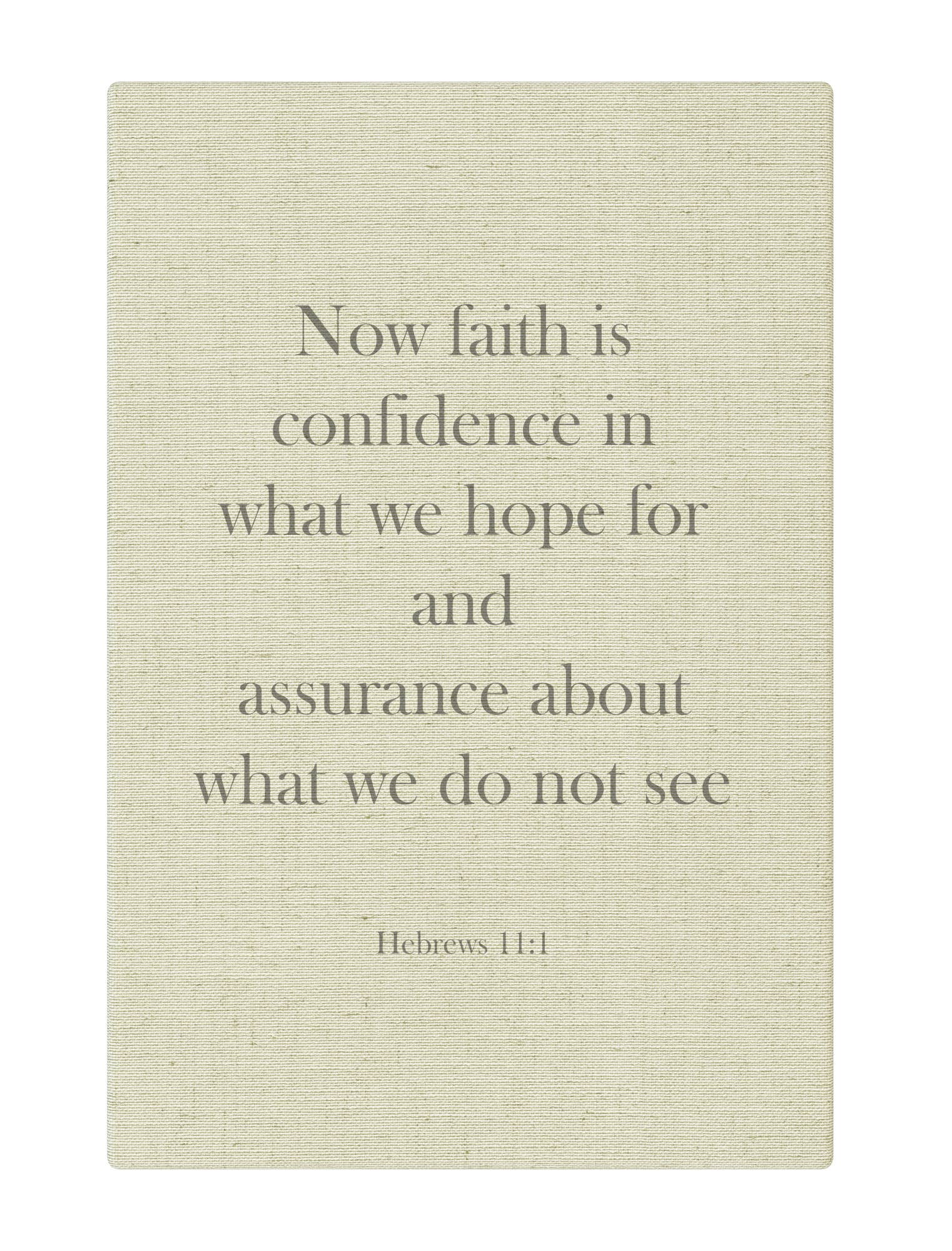 SPLASHWORKS - Wholesale Art Print - Bible verse - Now faith is confidence in what we hope for...0