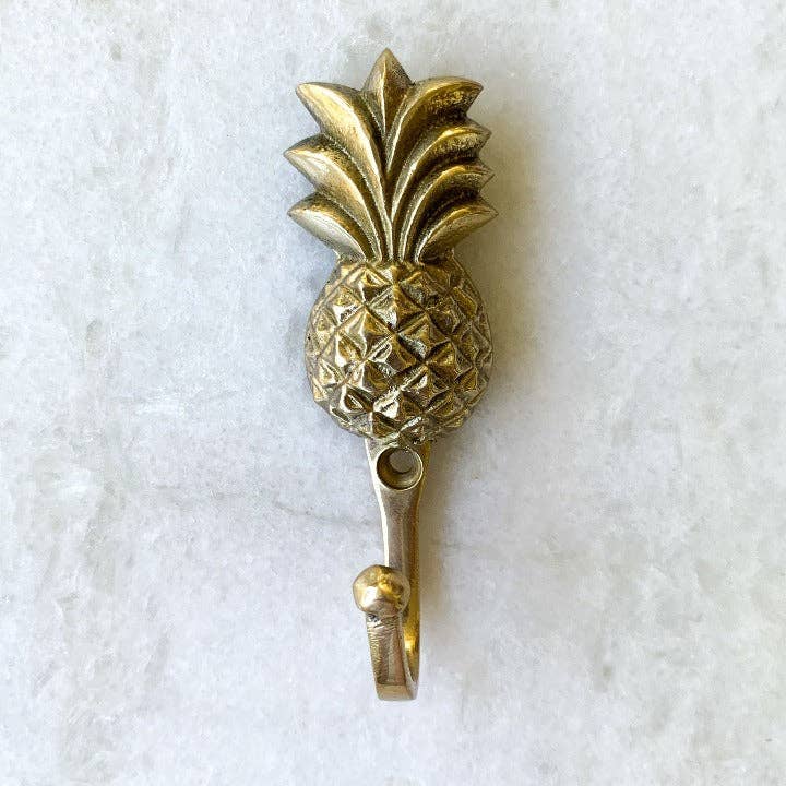 Ocean Luxe - Wholesale Wall Hook - Gold Pineapple Brass Hook