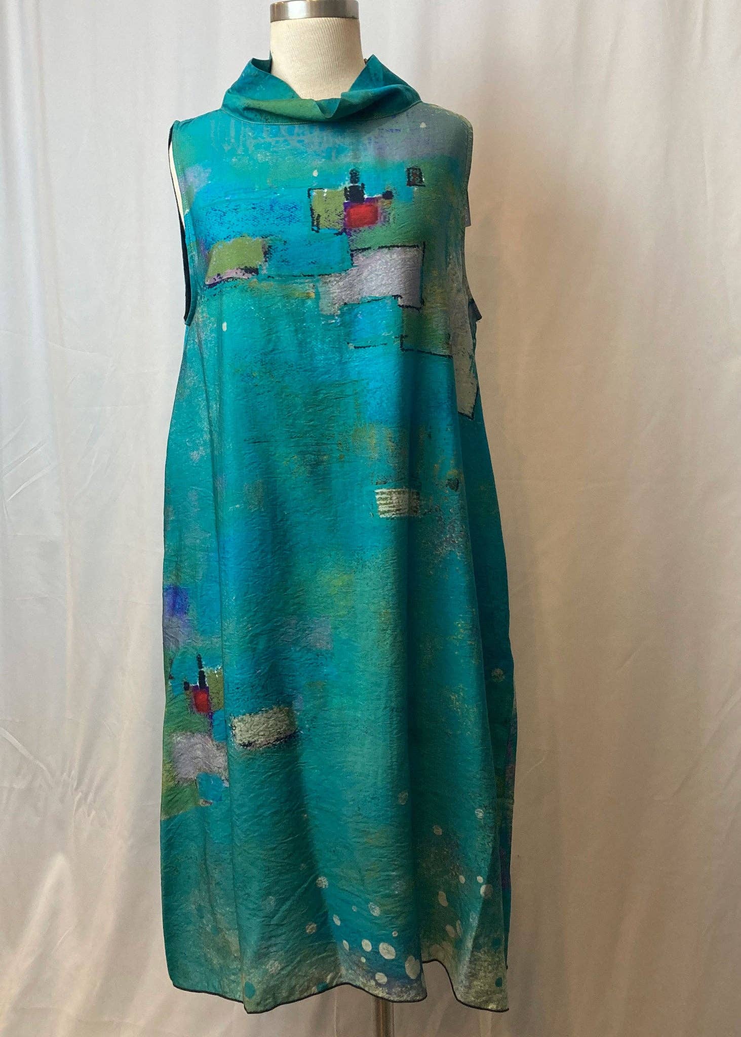 3 Potato - Wholesale Dress - Women's - Lightweight Viscose Flowing Dress 71025