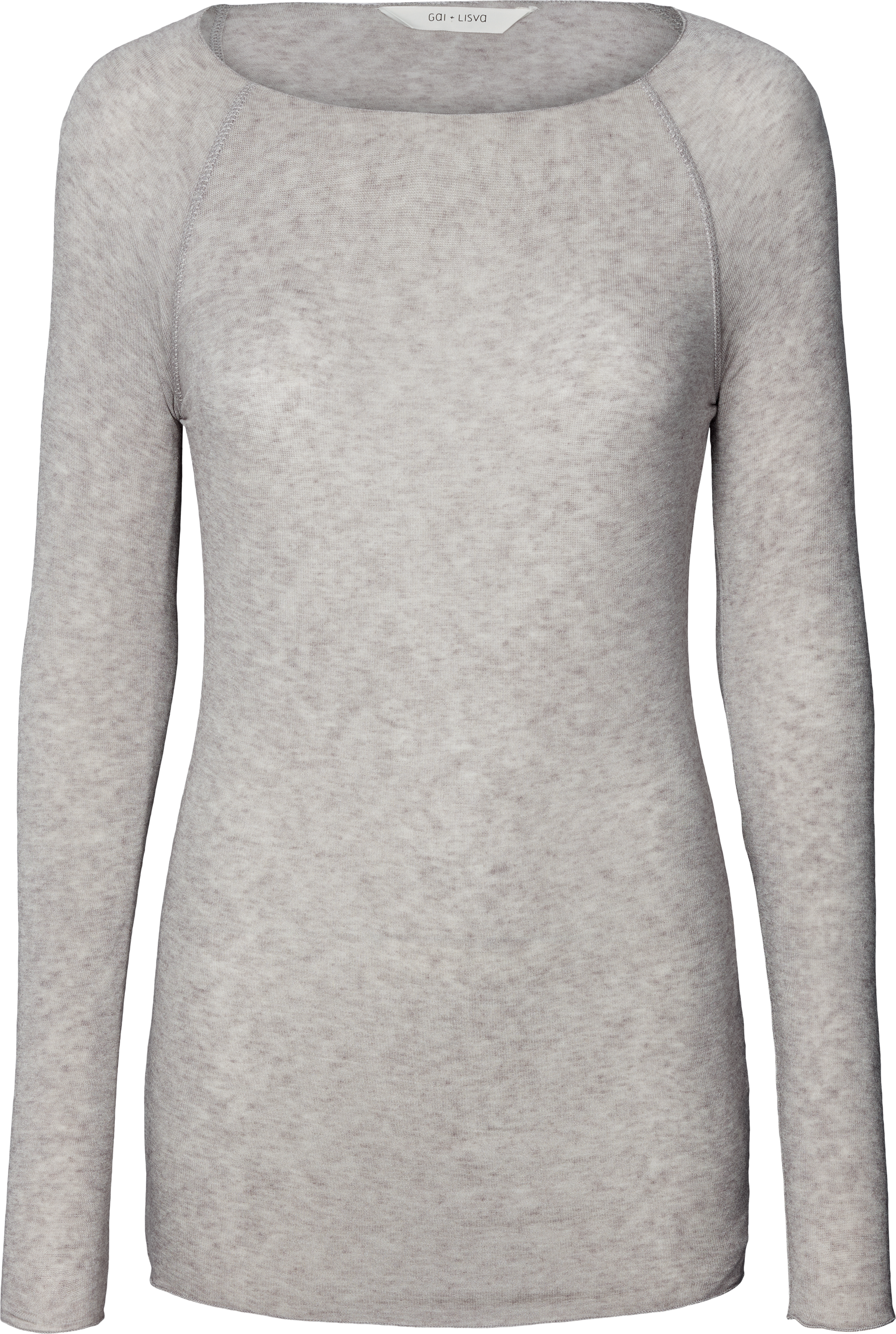 gai-lisva - Vendita all'ingrosso Top in maglia - Donna - Top in lana Amalie - Grigio chiaro melange4