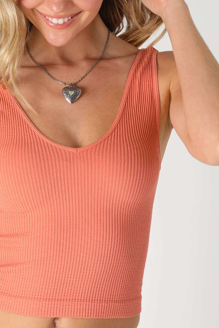 NIKIBIKI - Vente Haut en maille – femme - NS8152 - Crop top côtelé réversible31