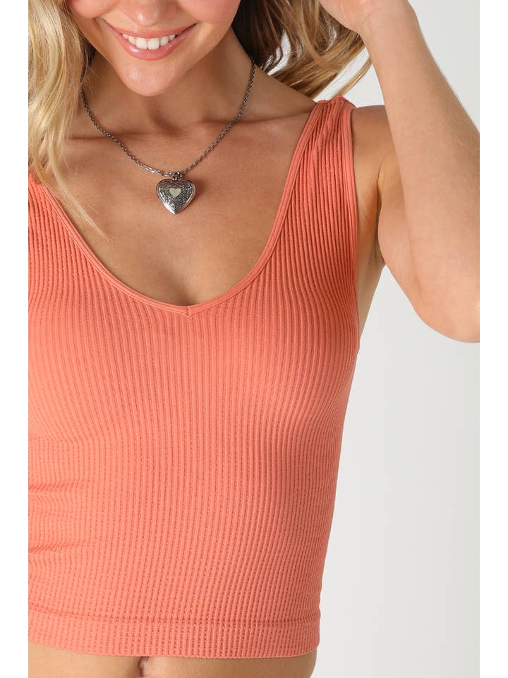 NIKIBIKI - Vente Haut en maille – femme - NS8152 - Crop top côtelé réversible31