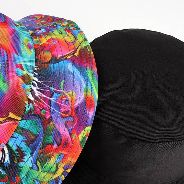 NINEXIS - Wholesale Bucket Hat - Women's - CWAH1521_PERSONALIZED COLOR PRINTING REVERSIBLE BUCKET HAT3