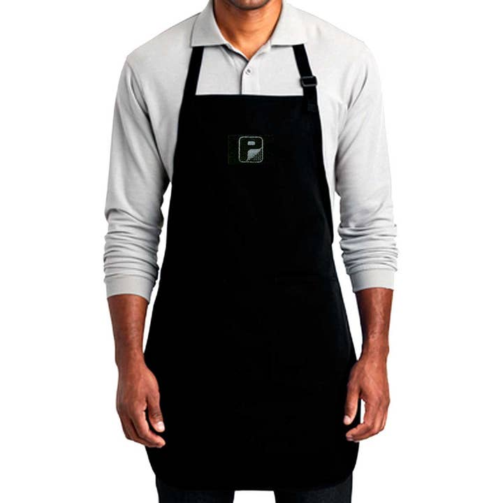 Pull Patch Premium Full Length BBQ & Baking Apron - Black for wholesale by Pull Patch