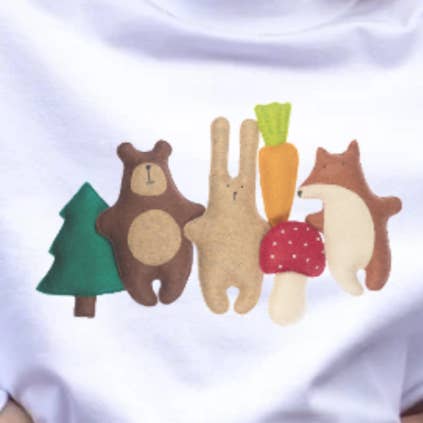 IRON-ON TRANSFER - Woodland for wholesale by Mimihali