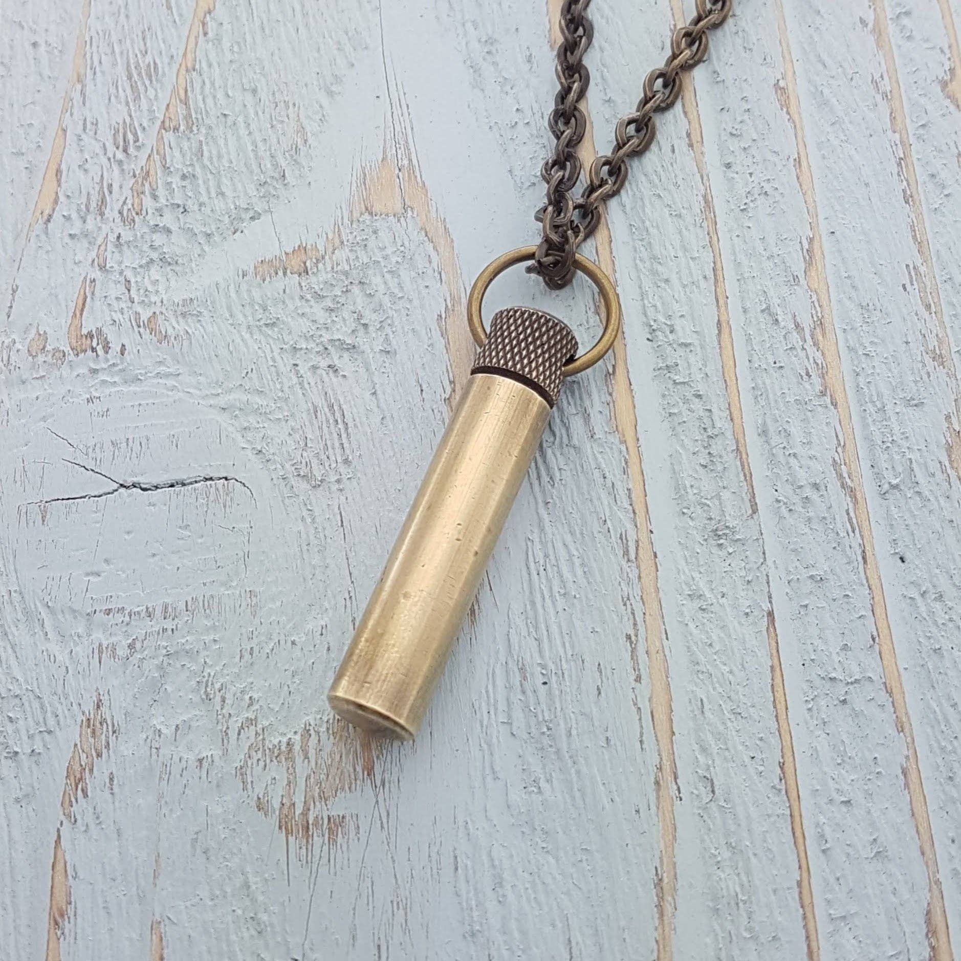 Just Vial - Wholesale Pendant/Charm Necklace - Poison Vial Pendant Necklace - Antique Brass0