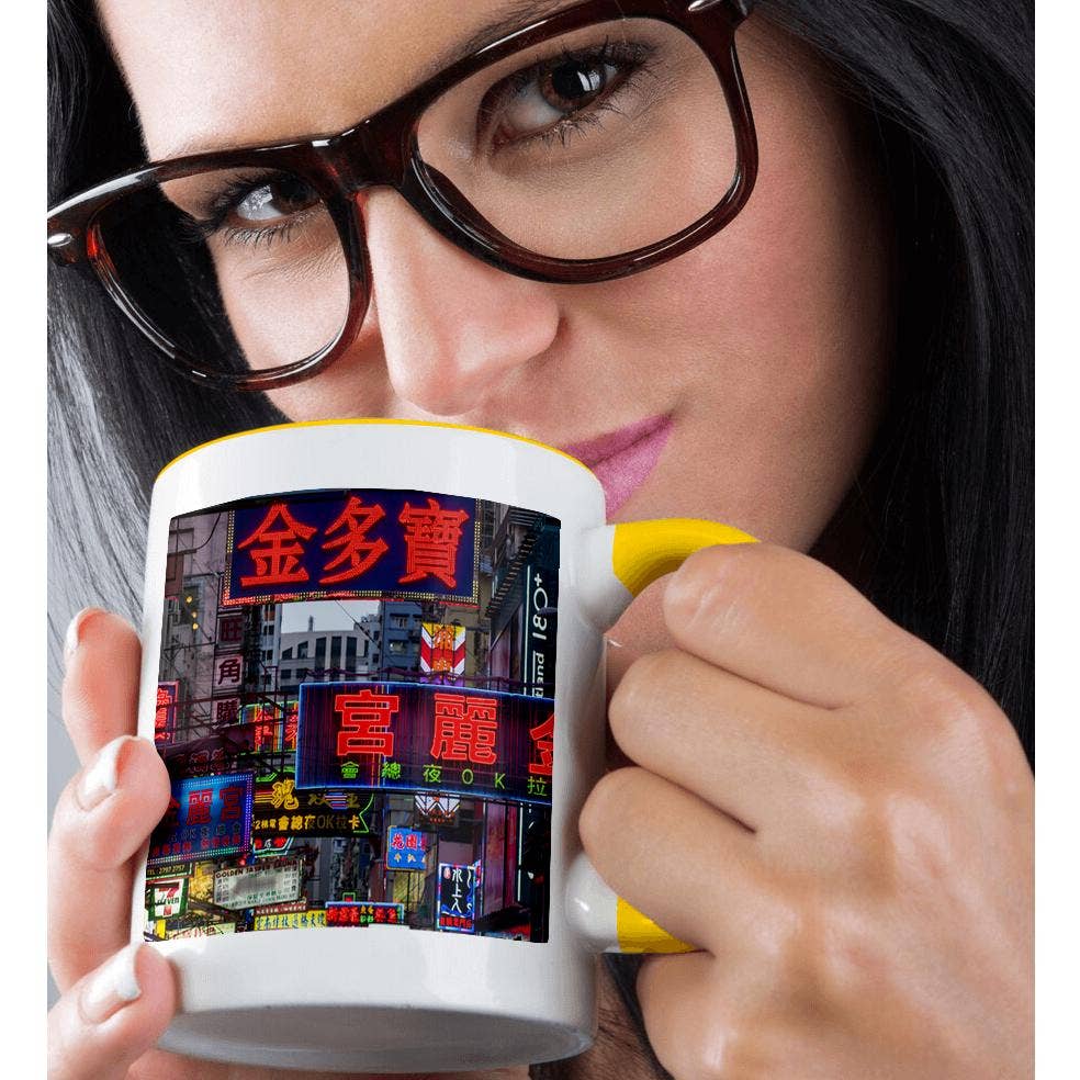 3dRose - Wholesale Coffee Mug - 3dRose, Night street scenes, Kowloon, Hong Kong, China., Mug1