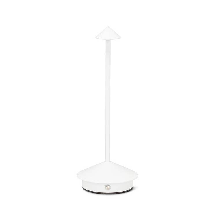 Lampada da tavolo a LED Slim Arrow, 11,5" H, bianca per la vendita all'ingrosso da parte di Abbott
