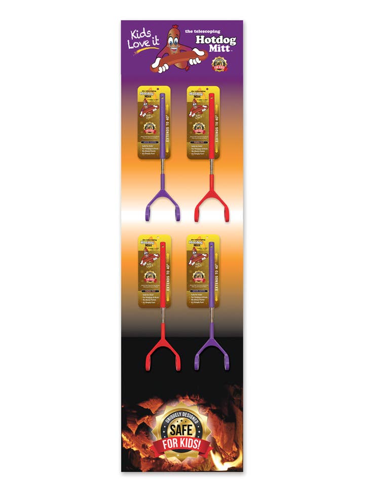 Hotdog Mitt End Cap Display for engroshandel hos Outdoor Fun For All, LLC