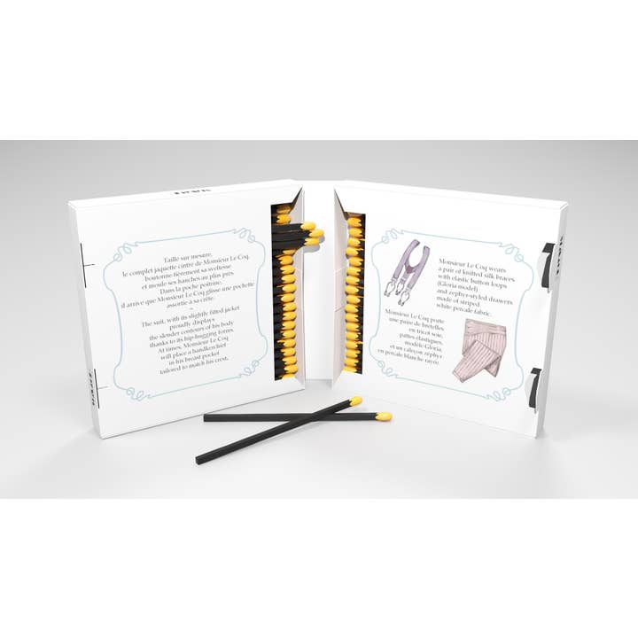 Lets Match and Co - Wholesale Matches - 38 MC. Au Bon Chic Parisien 1900 Monsieur Le Coq 1