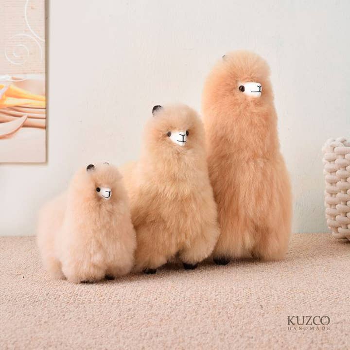 KuzcoHandmade - Wholesale Stuffed/Plush Toy - Kids & Baby - Fluffy Llamas 🦙, Alpaca Wool Plushies