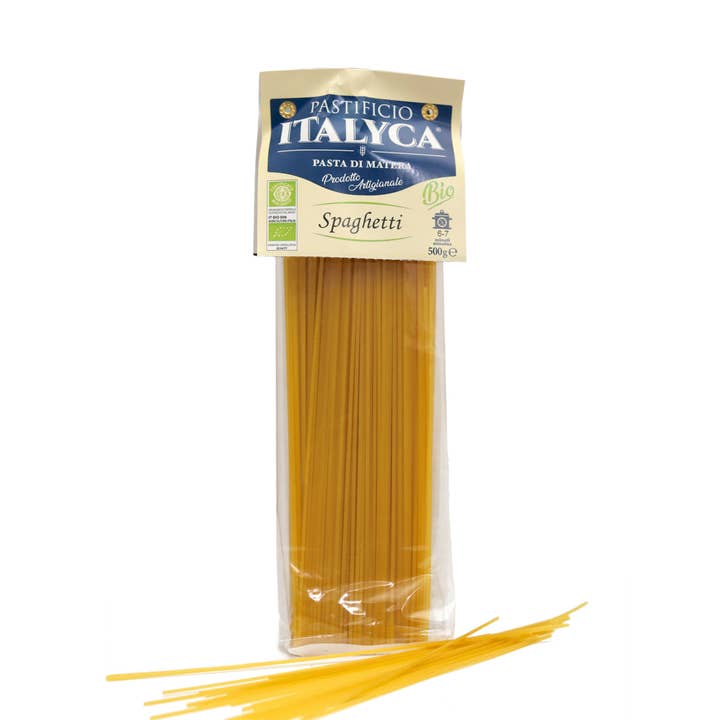 30 SPAGHETTI ITALYCA 500g PASTA ARTIGIANALE BIO 100% ITALIA per la vendita all'ingrosso da parte di Italyca