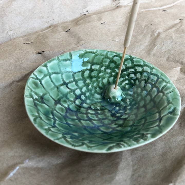 Porte-encens ovale pour la vente par CeramiLu