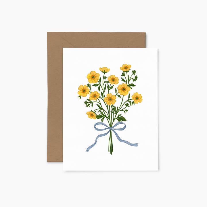 Papier Fleuri Co. - Wholesale Everyday Greeting Card - Lovely Buttercups | Greeting Card