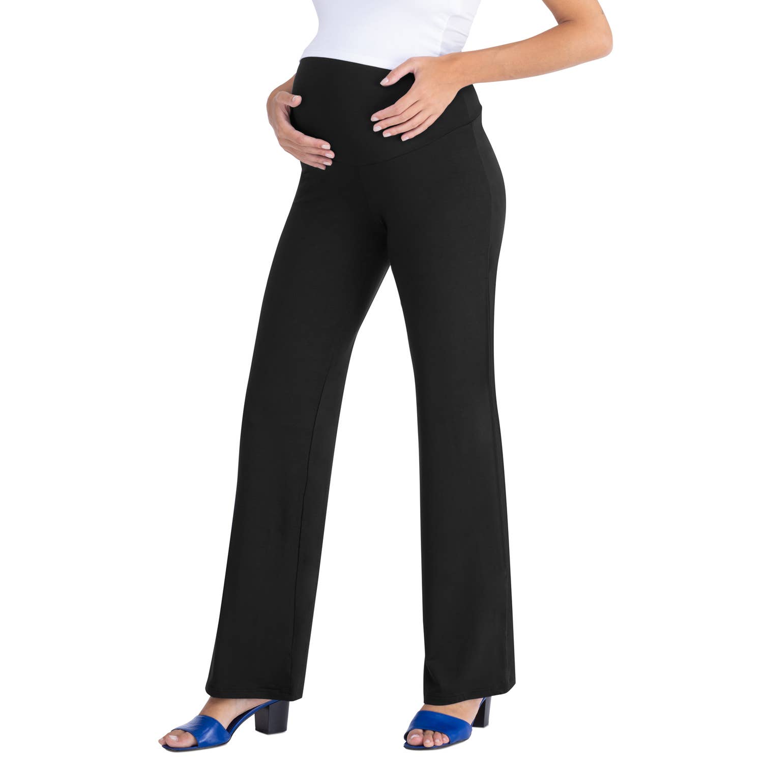 Mamsy - Wholesale Pants - Maternity - Cinzia, dress maternity pants with wide legs5