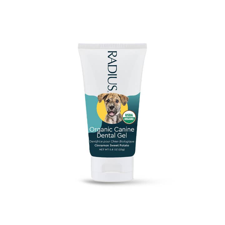 RADIUS - Vendita all'ingrosso Dentifricio - Cani - Dentifricio USDA Organic Canine Trial/Travel Size, 0,8 oz