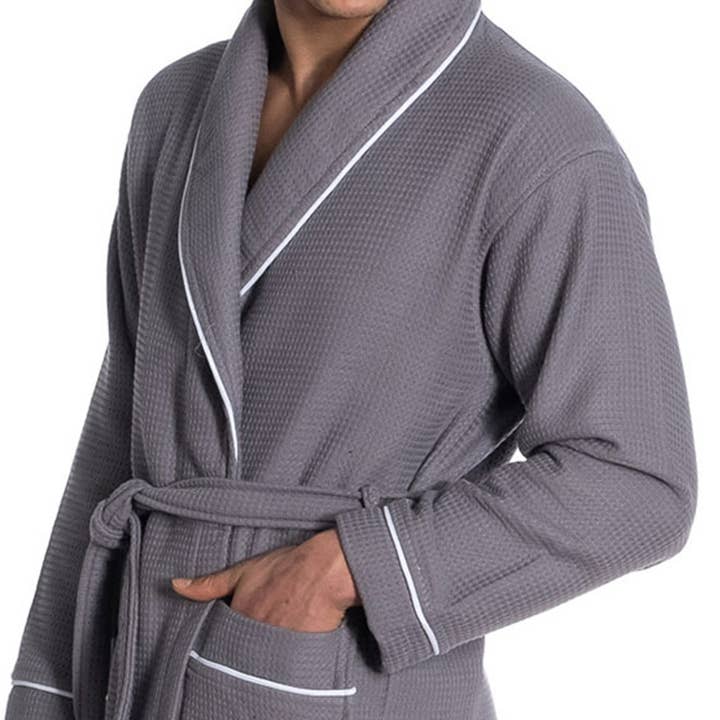 East'N Blue - Wholesale Robe - Unisex - Waffle Terry Turkish Cotton Unisex Bathrobe1