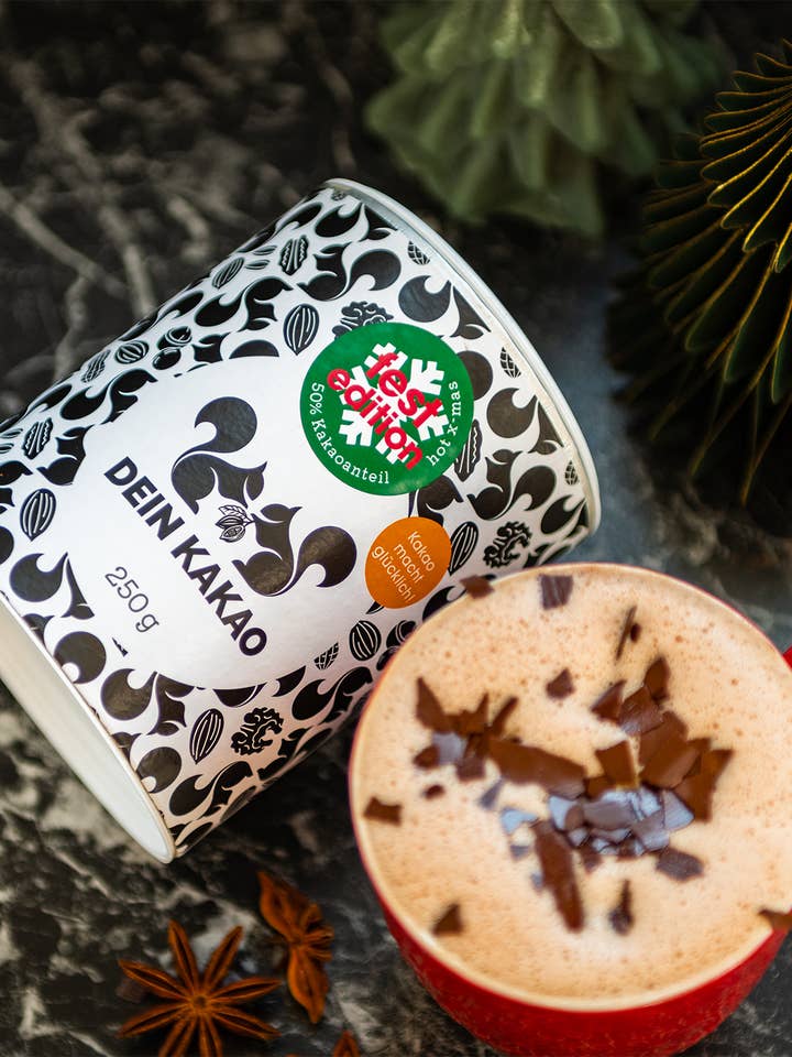 fest edition organic chocolate powder | Your Cocoa Christmas for wholesale by Dein Kakao
