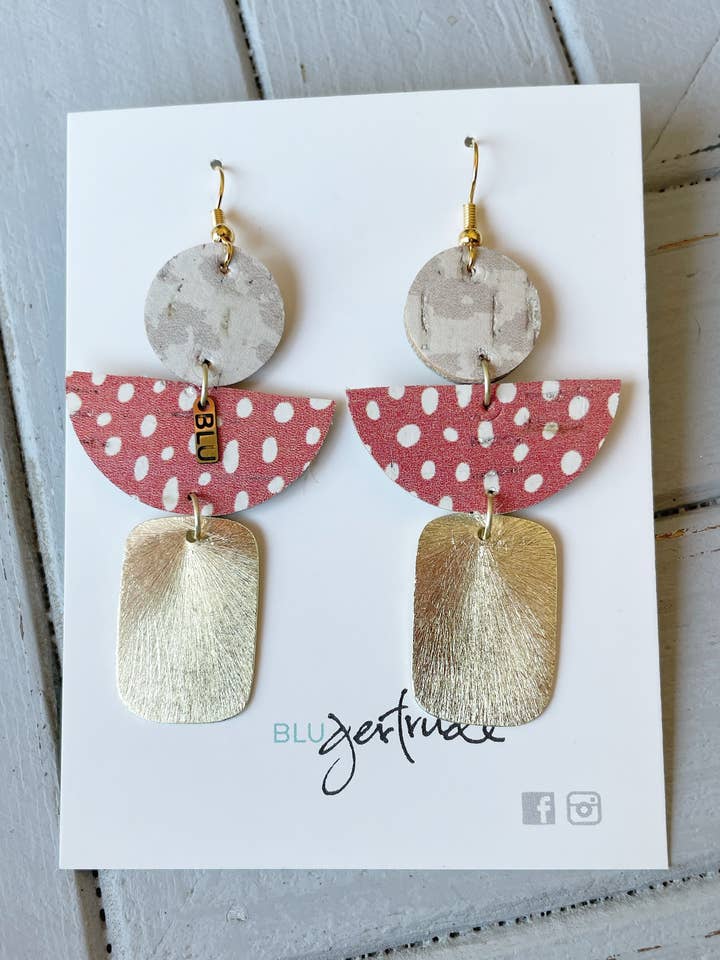 Willow earring for wholesale by Blu Gertrude