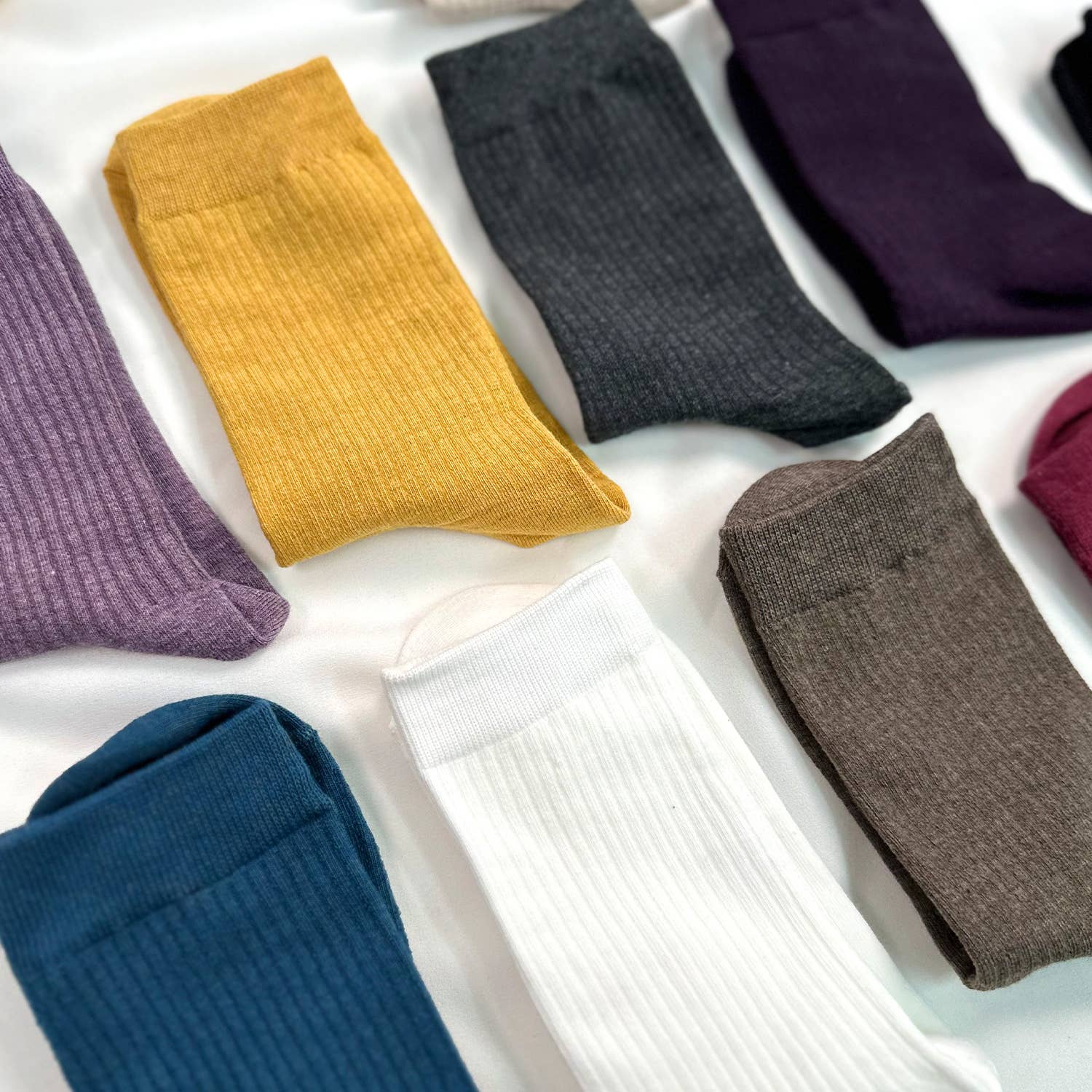 7DAYSSOCKS - Venta al por mayor Calcetines - Mujer - Calcetines con pliegues altos y cuello redondo para mujer13