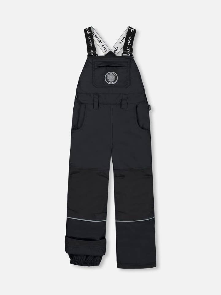 Overall Snow Pants Black for wholesale by Deux par Deux