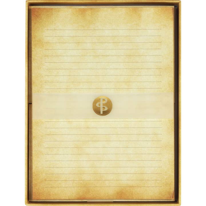 Peter Pauper Press - Wholesale Stationery/Notecard Set - Vintage Parchment Lined Stationery3