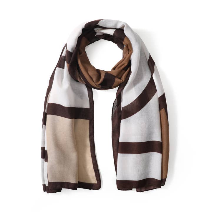 YOUZEY - Wholesale Scarf - Women's - The Kimberly - Brown1