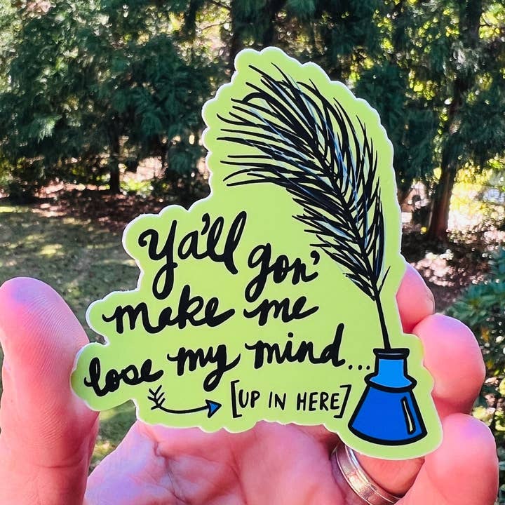 Tu vas me faire perdre la tête {sticker} pour la vente par Uncle Dunc's Sticker Shoppe