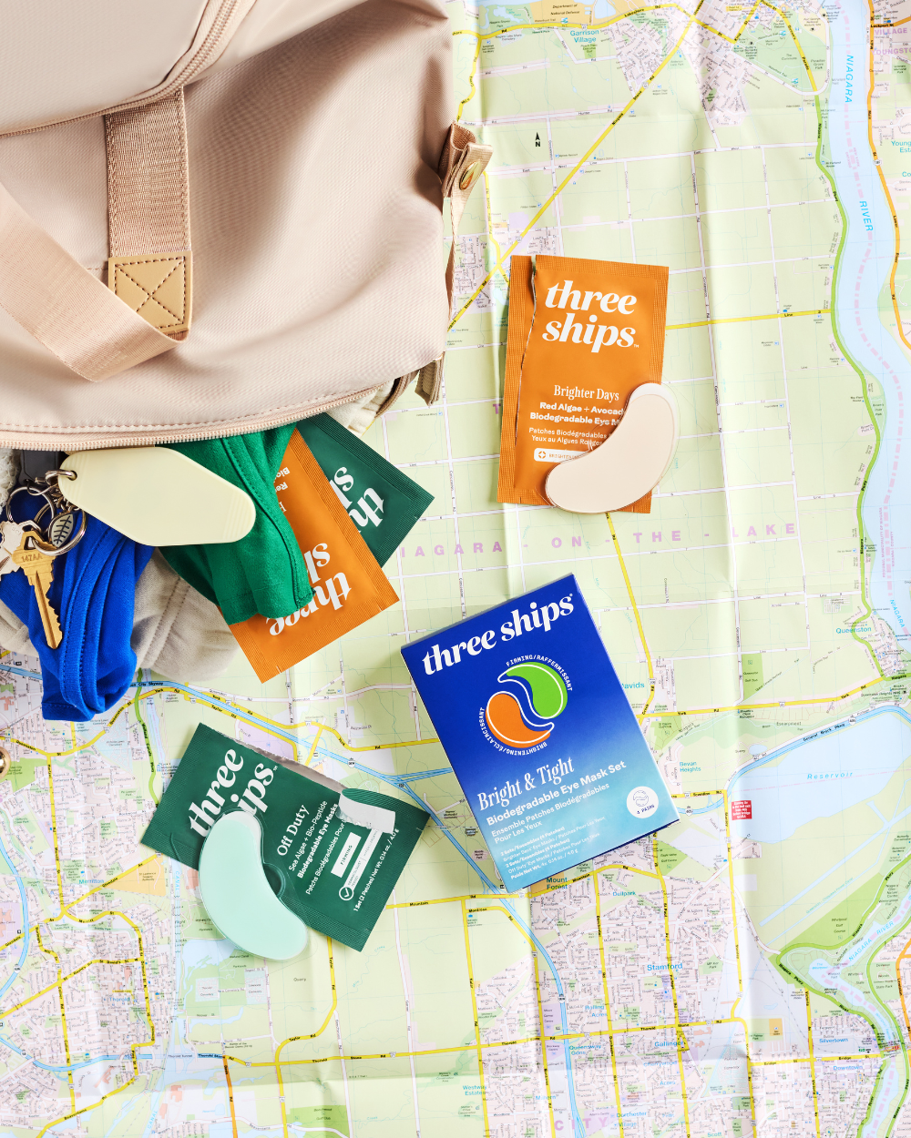 Three Ships (No Duties | Ships from US/CA | USMCA Compliant) - Wholesale Eye Treatment Mask - Bright & Tight Biodegradable Eye Mask Quartet1