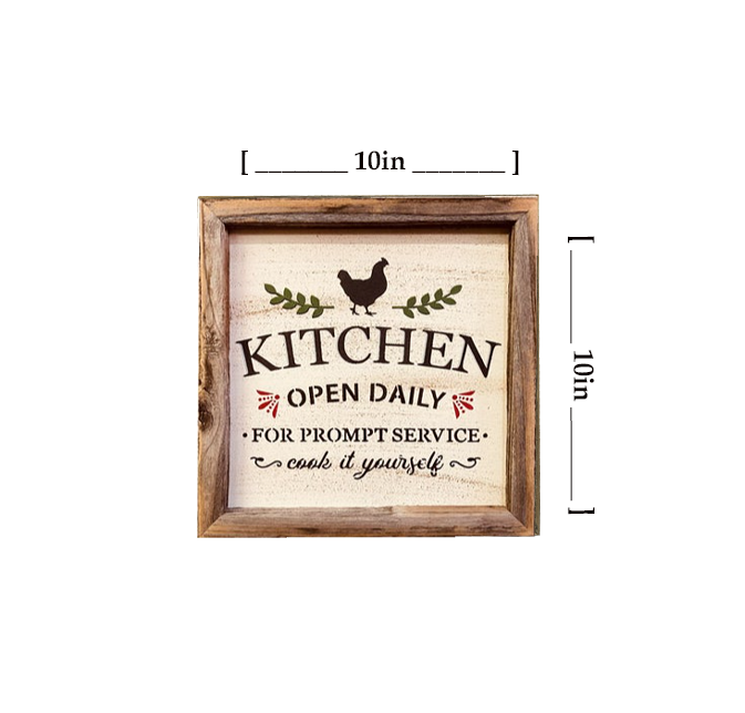 Pheasant & Needham Home Decor & Crafts - Wholesale Sign - Funny Kitchen Farmhouse Sign2