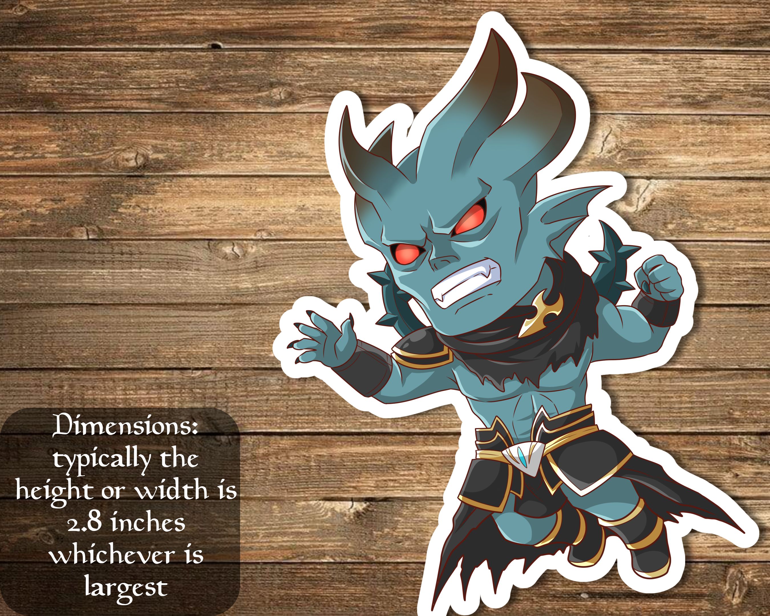 Mega Chibi - Wholesale Sticker - Krav, the Unredeemed Sticker0
