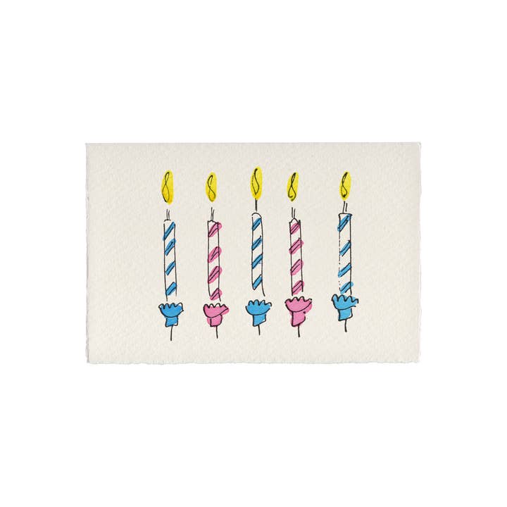 Scribble & Daub - Wholesale Birthday Card - Birthday Candles Card