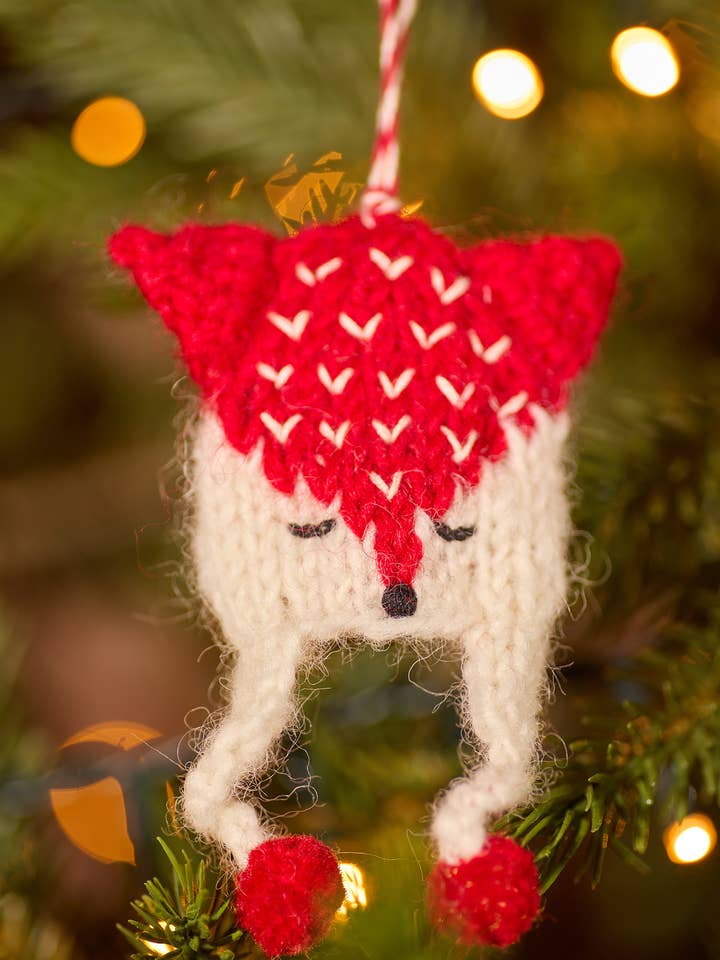 Decoración de Sombrero de Zorro Tejido para venta al por mayor de Namaste