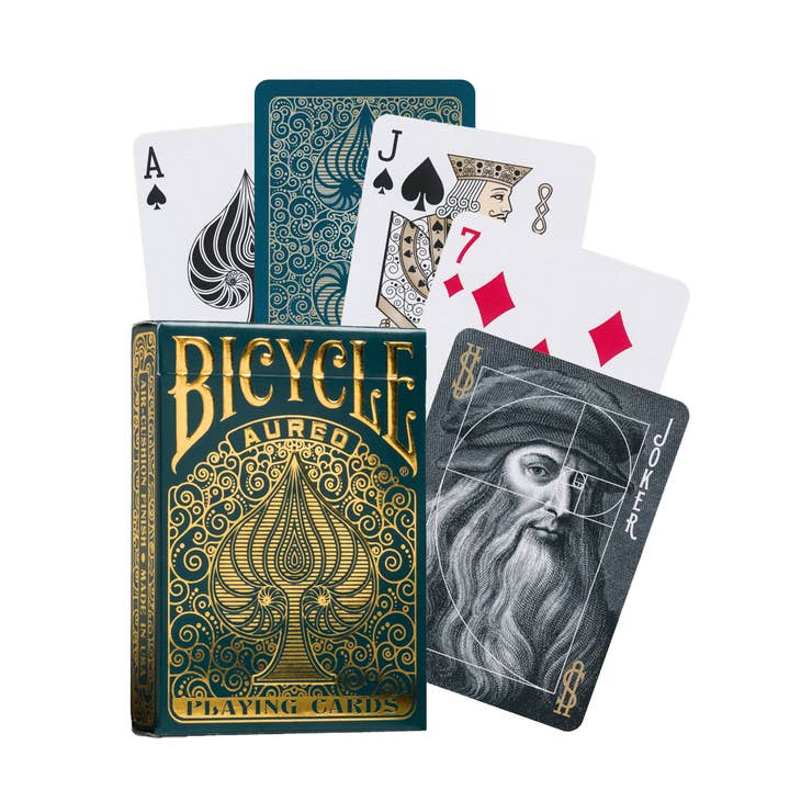 Cardshouse - Wholesale Playing Cards - Bicycle Aureo Green Playing Cards