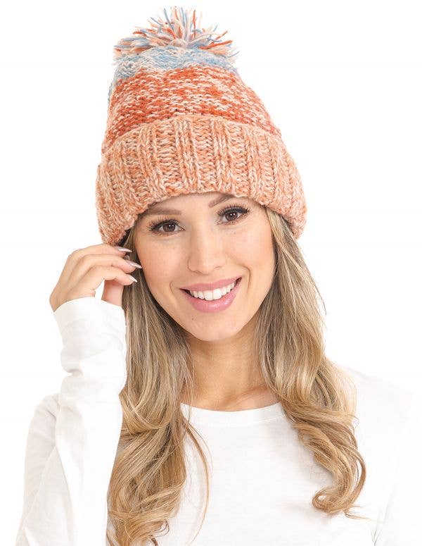 The Collection Royal / Royal Handicrafts - Wholesale Beanie - Women's - Melange Woolen Beanie Hat0