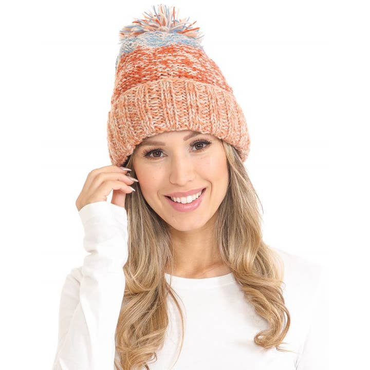 The Collection Royal / Royal Handicrafts - Wholesale Beanie - Women's - Melange Woolen Beanie Hat