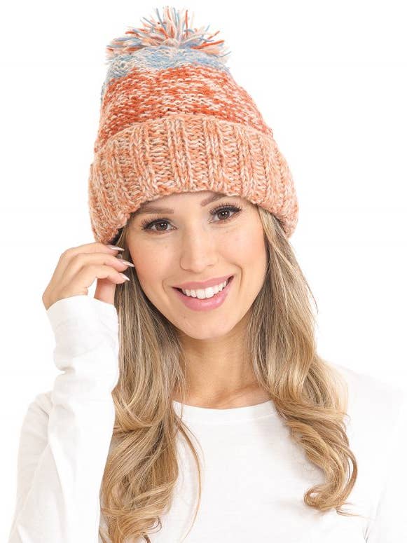 Melange Wollmütze für den Großhandel von The Collection Royal / Royal Handicrafts