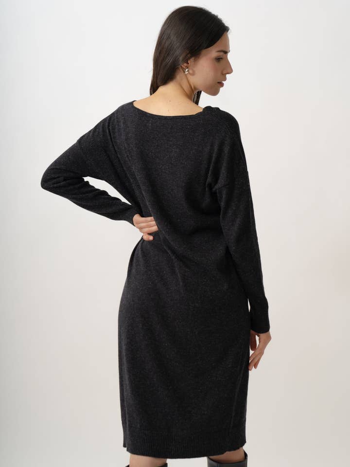 POEMS BCN - Wholesale Dress - Women's - PENSIVE TRICOT DRESS