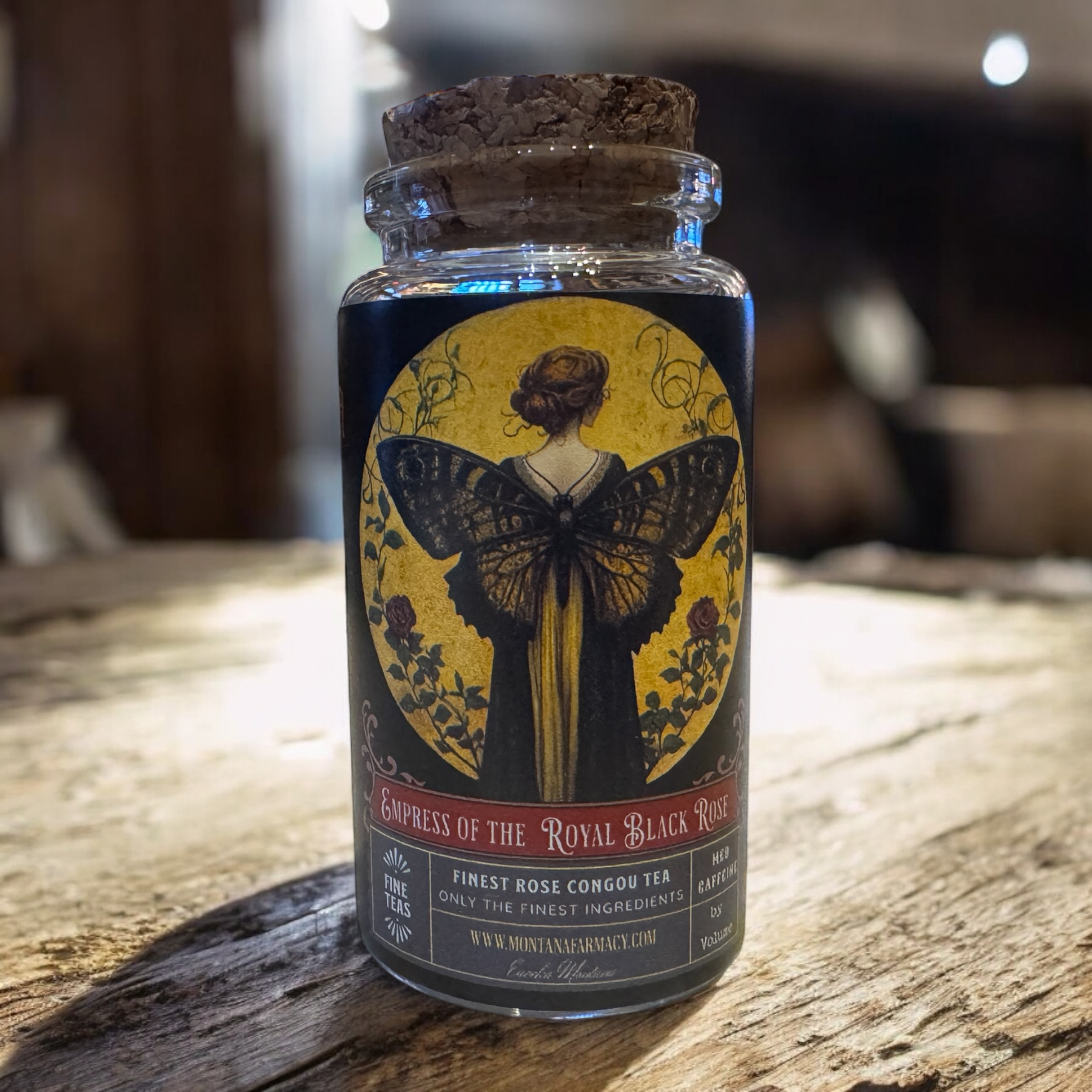 Montana Farmacy - Wholesale Loose Tea - Empress of the Royal Black Roses Finest Congou Vintage Tea 7