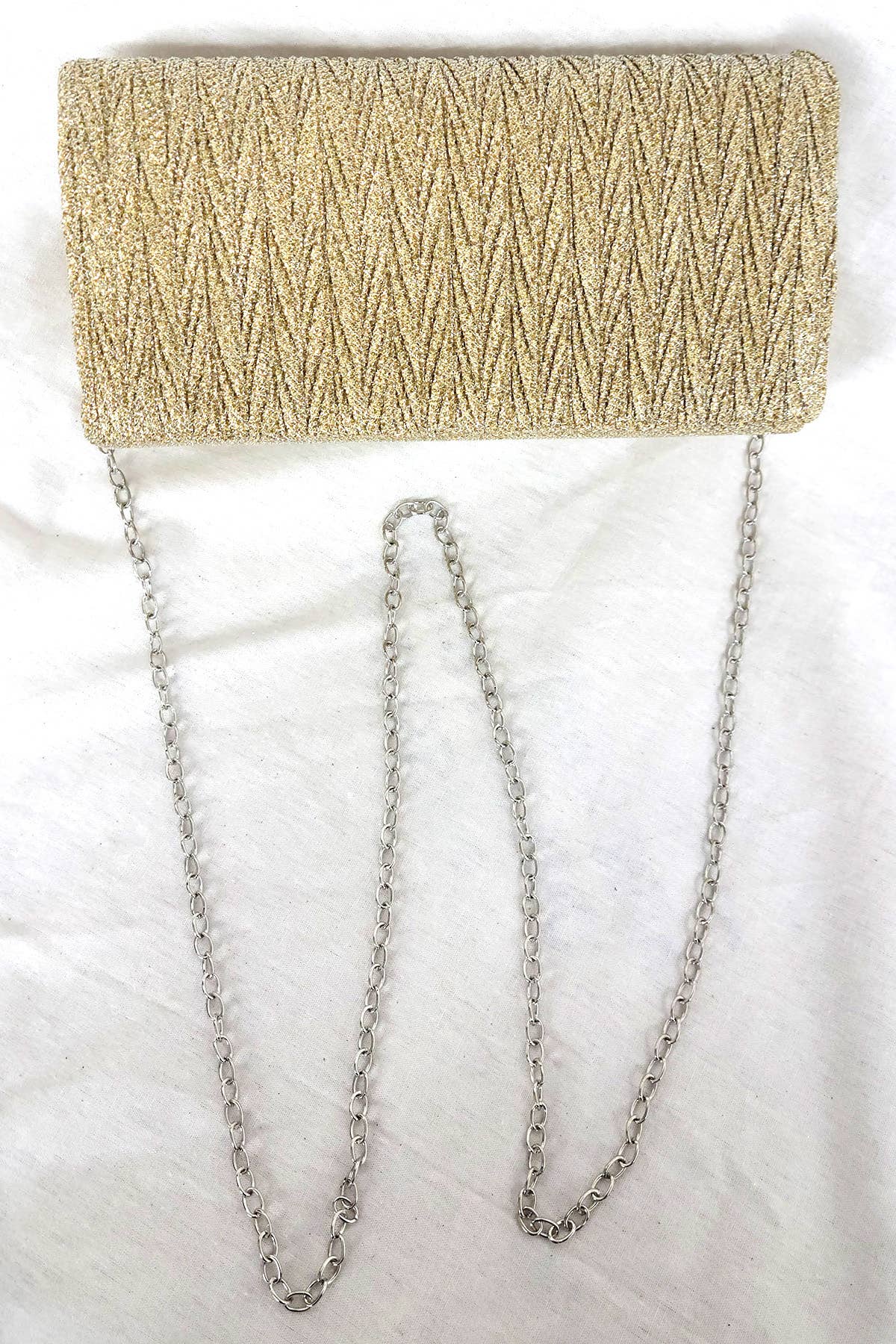 Chicas - Wholesale Clutch Bag - Women's - Sparkling evening bag with adjustable chain FB72681