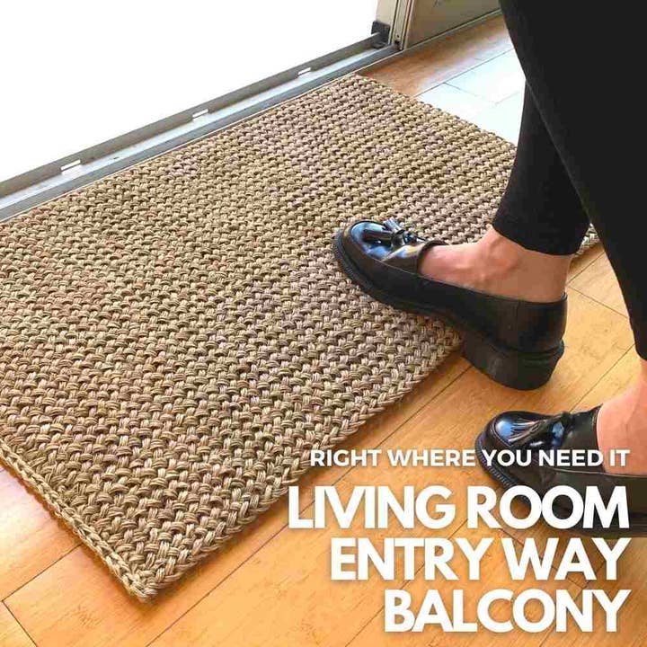 CoffeeRugs - Wholesale Door Mat - Indoor Doormat, Sisal Entryway Rug - Natural Color2