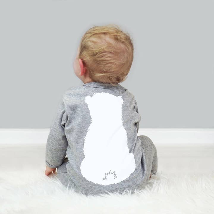 Polar Bear Baby Sleepsuit Cute for wholesale by Sparks and Daughters