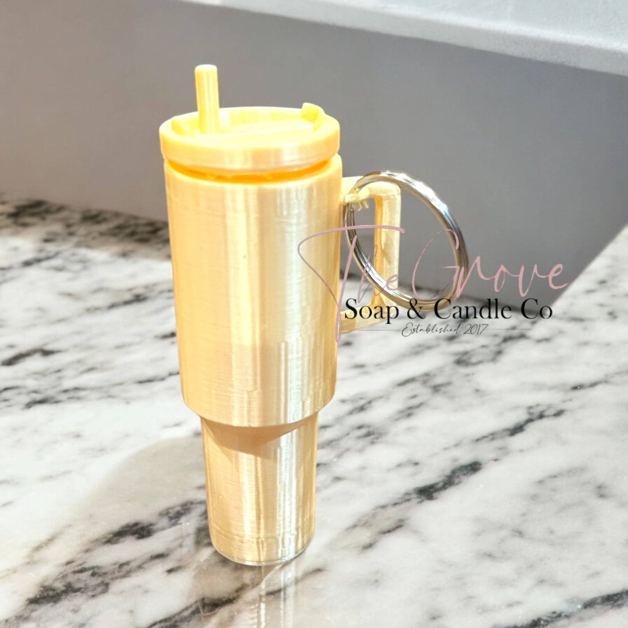 The Grove Soap & Candle Co - Wholesale Lip Balm Case/Holder - Mini tumbler lip balm holder keychain4